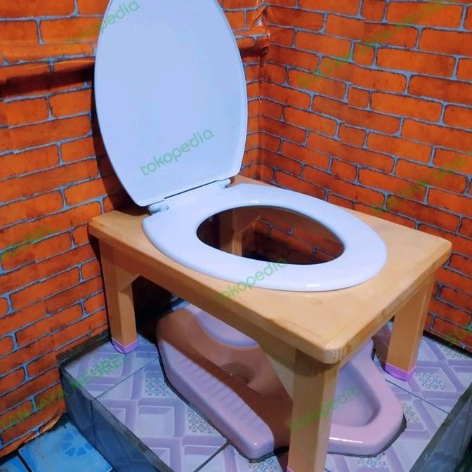 kloset duduk toilet duduk untuk lansia dan ibu hamil PS
