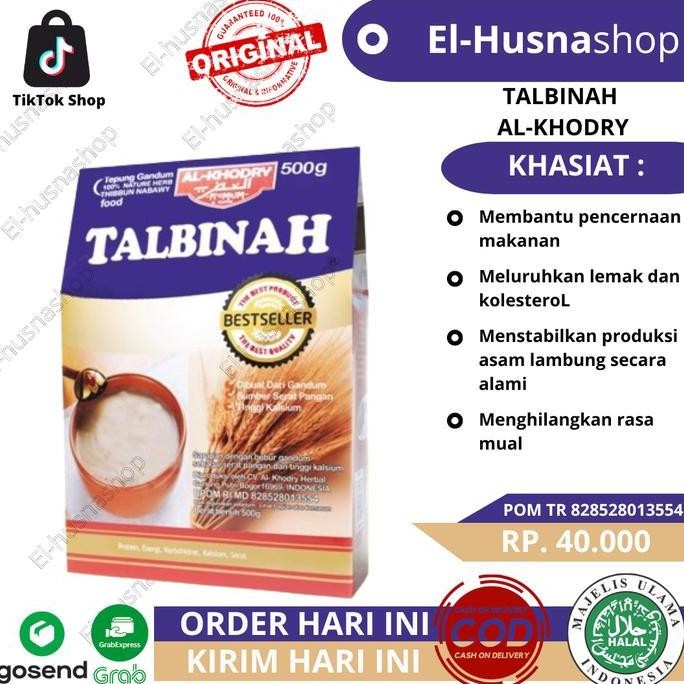 

Talbinah Tepung Gandum Original Al Khodry Obat Maag Asam Lambung Ampuh 500gr GS