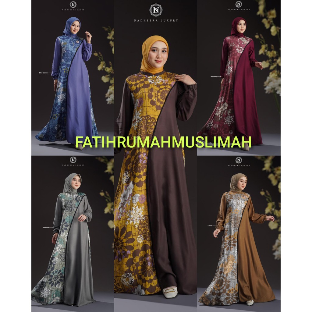 NEW / TERBARU / NADHEERA / DRESS DEWASA / DRESS NADHEERA / DRESS / KALILA / KALILA / NADHEERA DRESS