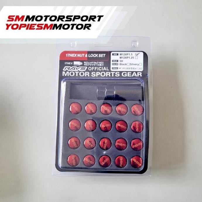 Lugnut Mur Baut Velg Mobil Racing Ravs 1.5 Mm Kualitas Terbaik Harga Termurah