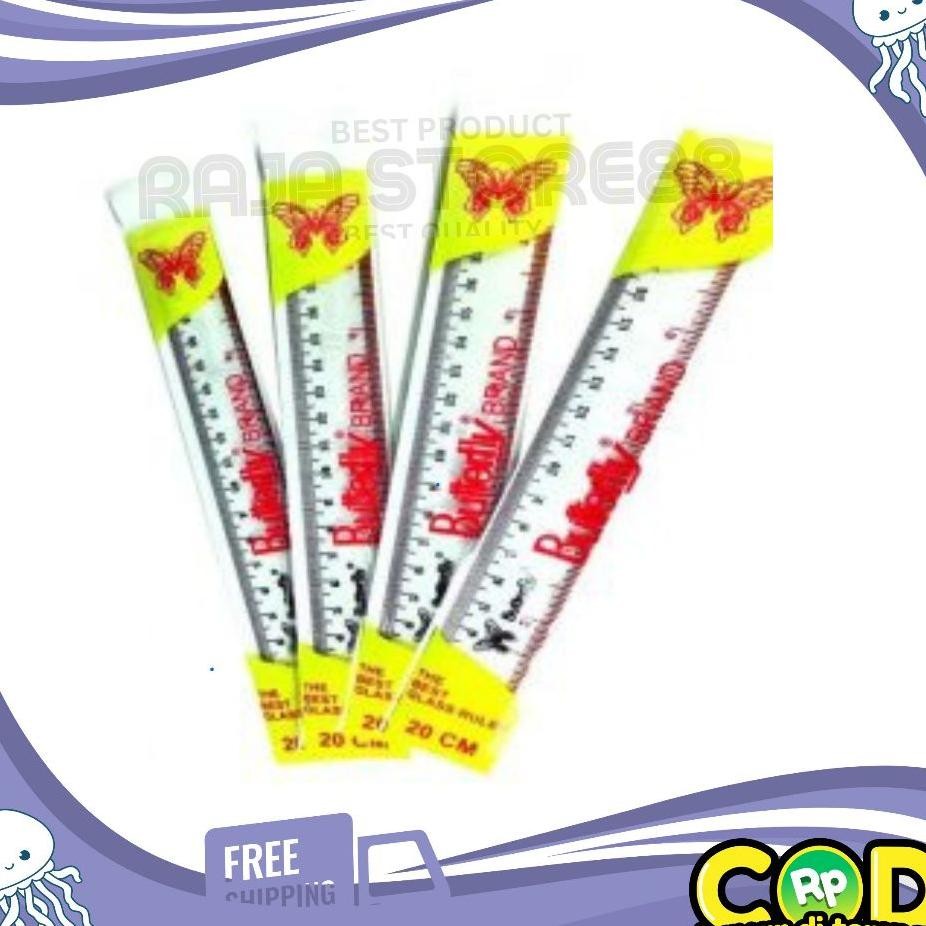 

Penggaris Butterfly 30Cm20Cm15Cm Isi 12 Pcs