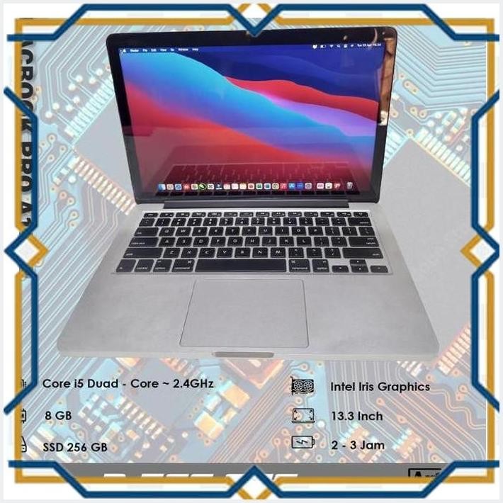 [ART] MACBOOK PRO A1502 (2013) - CORE I5 - RAM 8 GB - SSD 256 GB