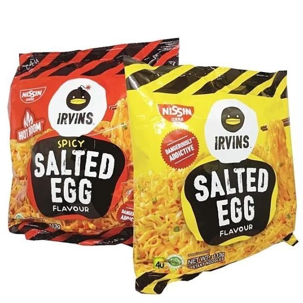 

Nissin Irvins Noodle Ed Egg Flavour 105Gram
