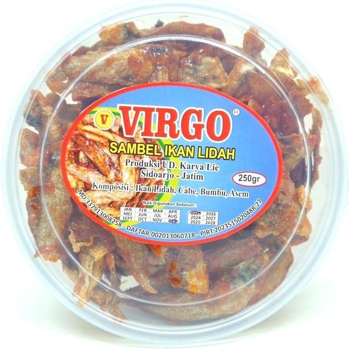 

:::::::] VIRGO SAMBAL IKAN LIDAH 250gr | SAMBEL IKAN LIDAH MURAH BALADO MANIS