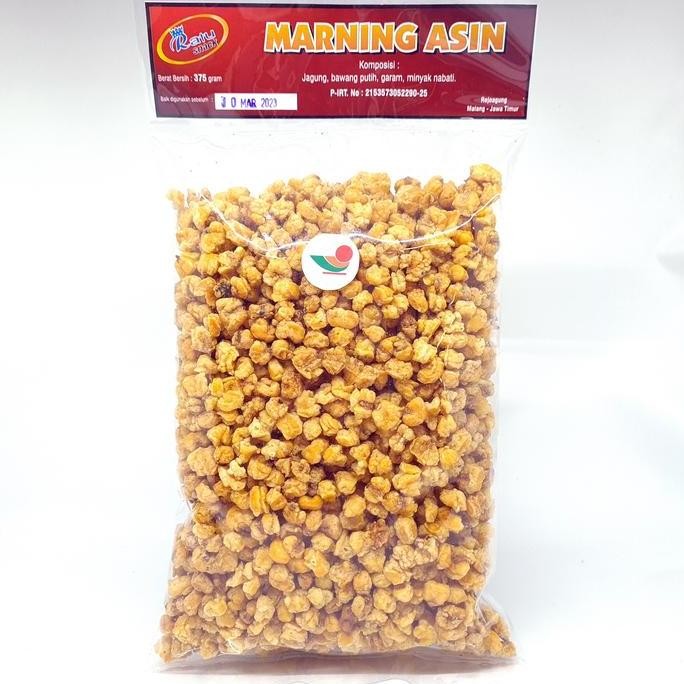 

;&;&;&;&] RATU SNACK MARNING UNGKUL ASIN BAWANG 375gr | JAGUNG UTUH WUNGKUL