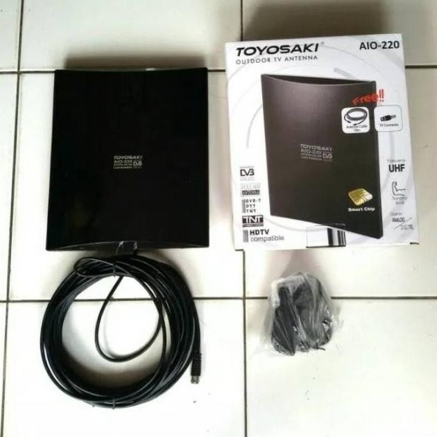Antena Tv Digital toyosaki aio 220 / antena tv indoor / antena tv outdoor / antena digital bagus /an