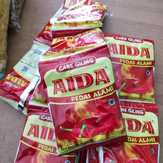 

JH8 Aida pacific renteng / cabe bubuk AIDA renceng 10pcs