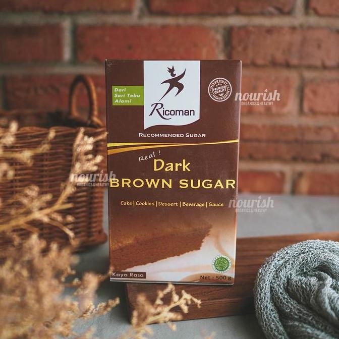 

JH8 Ricoman Dark Brown Sugar 500gr