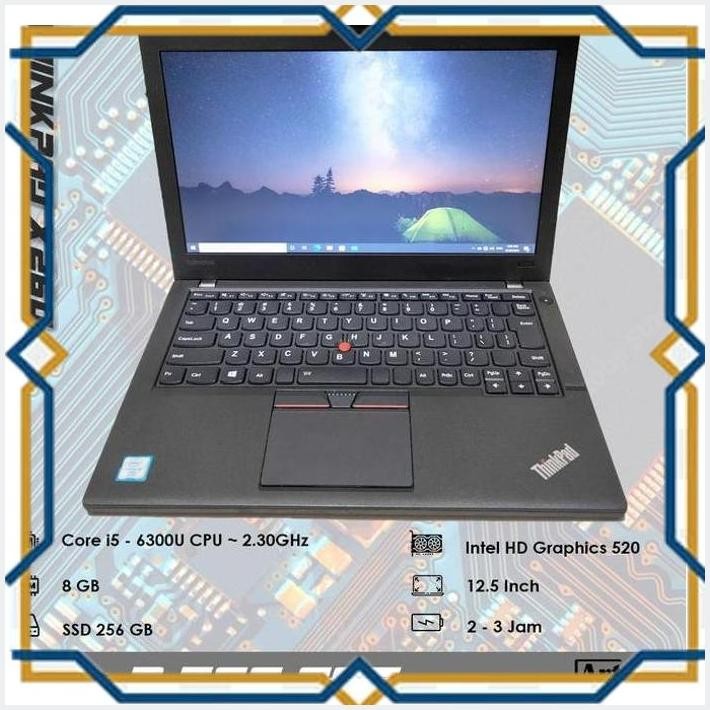 [ART] LENOVO THINKPAD X260 - CORE I5 - GEN 6 TH - SSD 256 GB