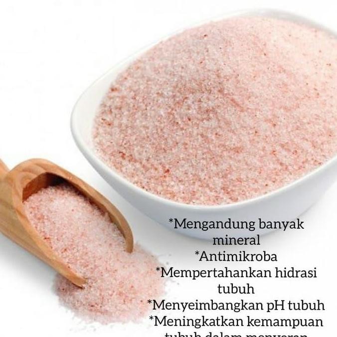 

JH8 himalayan pink salt (garam himalaya pink salt) 1 kg 100% original
