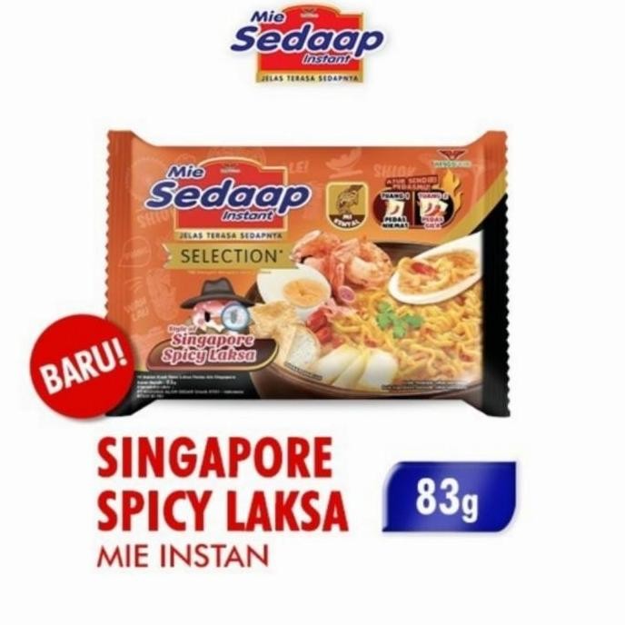 

(Expert) mie sedaap selection singapore spicy laksa 83gr x 5pcs