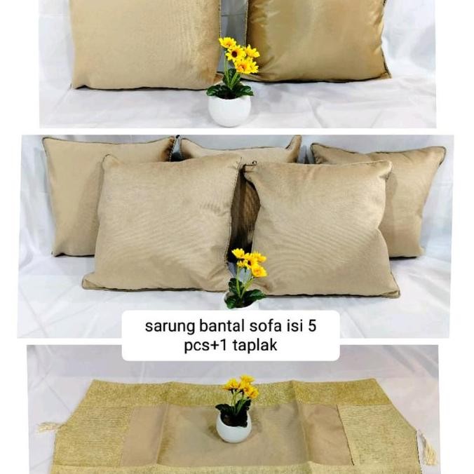 sarung bantal sofa polos/sarung bantal sofa 40x40