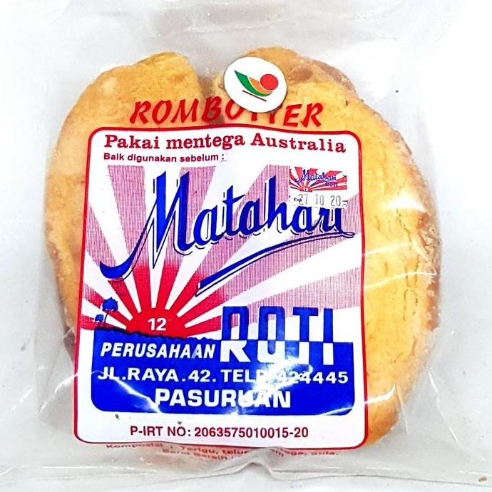 

=+=+=+] MATAHARI ROTI SISIR KERING ROMBOTTER 500gr | ROM BUTTER CRISPY GARING