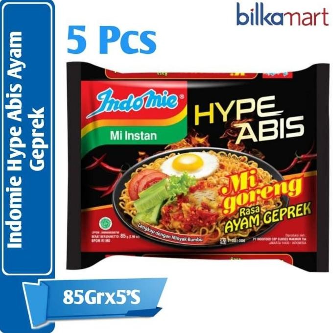 

(Expert) Indomie hype abis ayam geprek 85gx5pcs