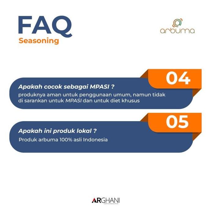 

JH8 ARBUMA Seasoning Kaldu Ikan Non MSG 1Kg Halal Bumbu Masak Dapur Bubuk Instan Tabur Premium bumbudapur