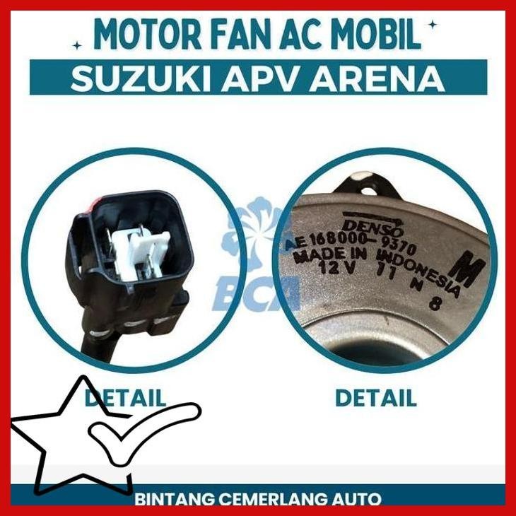 [TGA] MOTOR FAN RADIATOR AC MOBIL SUZUKI APV ARENA