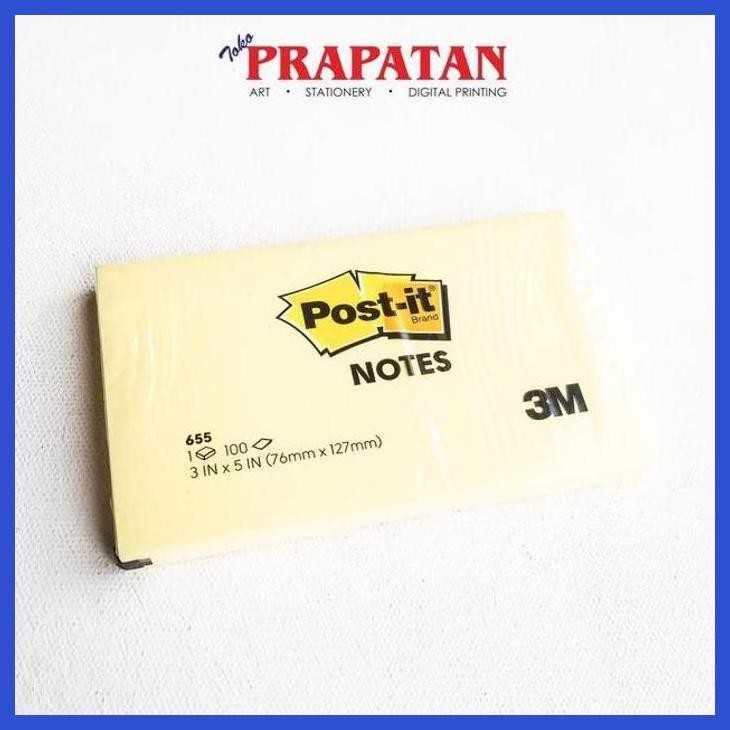 

( SEKOLAH / LUKIS ) SALE POST-IT NOTES 655 (76MMX127MM) / STICKY NOTE (SENI / MENGGAMBAR / ART / KERAJINAN ) SIAP KIRIM