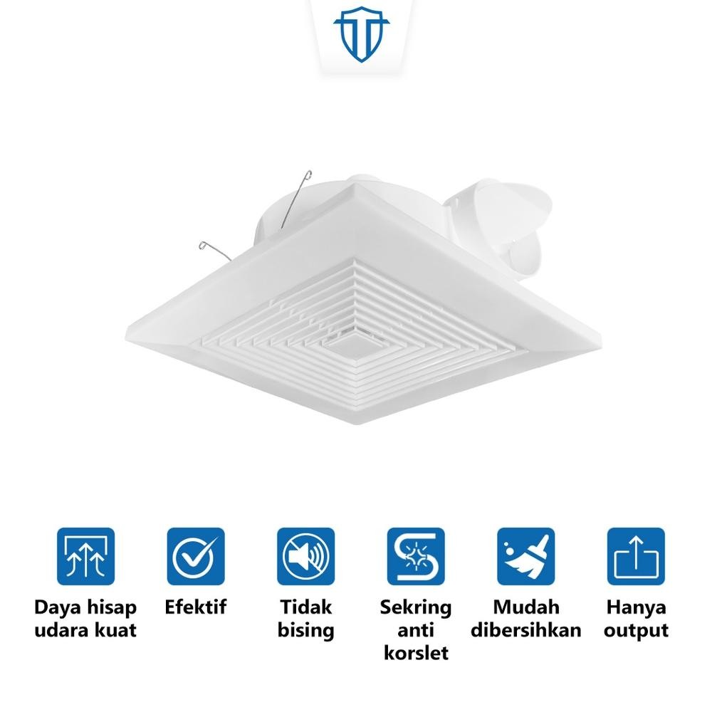 READY STOK TODAX Exhaust Fan Ceiling Plafon 8/10 inch Harga Terbaik10inci/exhaust fan Plafon Wall Ex