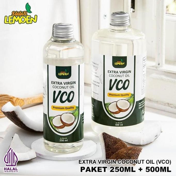 

JH8 SUUR LEMOEN Extra Virgin Coconut Oil 500ml Minyak Kelapa Murni VCO 500ml Organik Premium - SUUR LEMOEN BKS