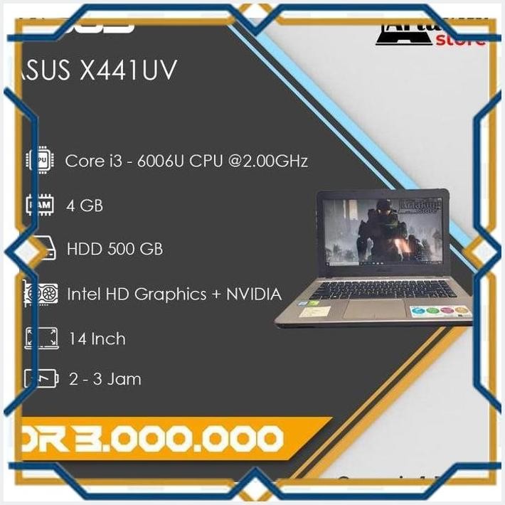 [ART] LAPTOP ASUS X441UV - CORE I3 - GAMING