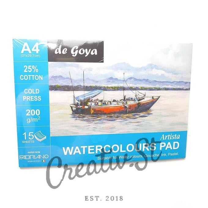 

Sale De Goya Buku Lukis Cat Air Watercolor Pad A5 A6 Cp 200 Gsm