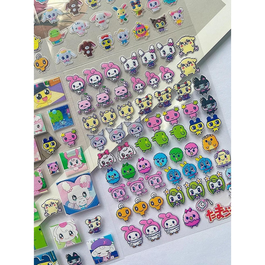

Cute Little Animals Diy Toploader Scrapbooking Journal Decor Stickers Y2K Journal Planner Stationery Stickers Pvc Nail Sticker