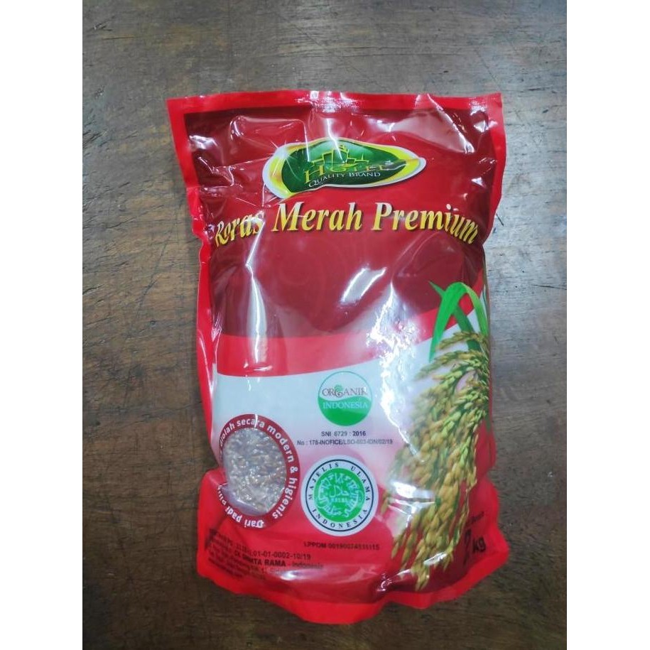 

(Expert) Beras Merah Cap Hotel Organik Premium - 2 kg
