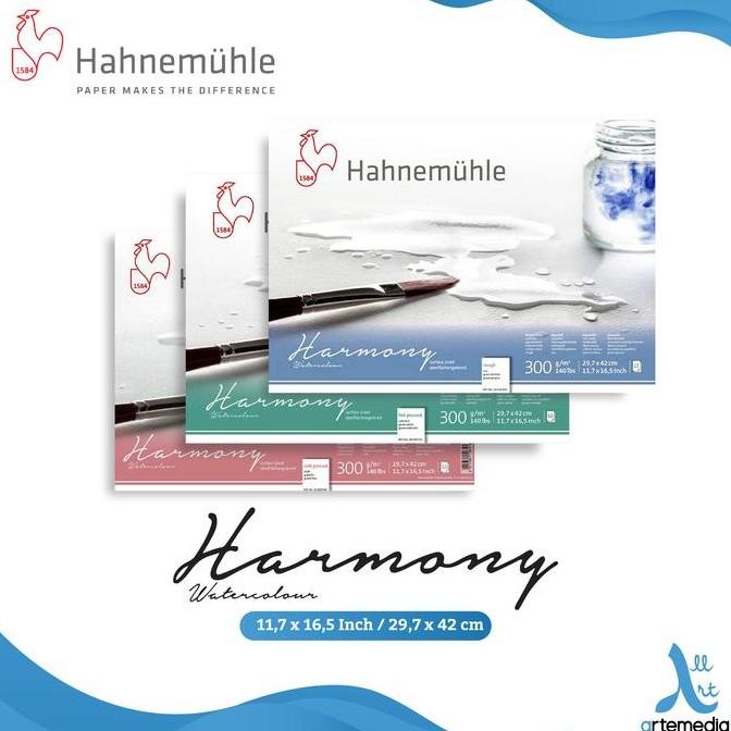 

Sale Kertas Cat Air Hahnemuhle Harmony A3 Watercolor Paper Blocks