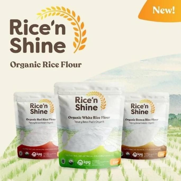 

(Expert) Tepung Beras Merah Organik Rice n Shine 250gr mpasi kue