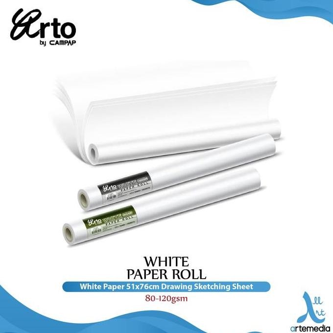 

Sale Kertas Gambar Arto White Paper Sheet 51X76Cm Drawing Sketching