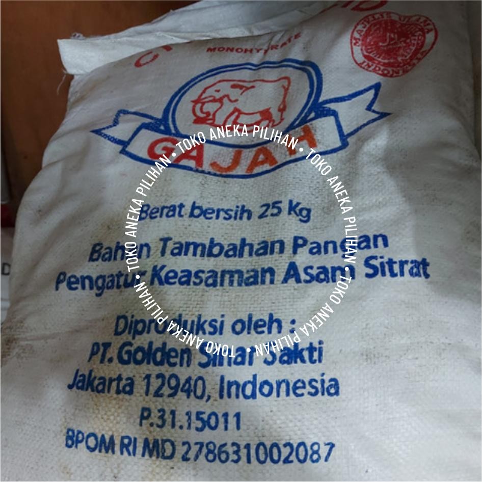 

Citric Acid Murni 1 Kg Citrun Murni Gajah