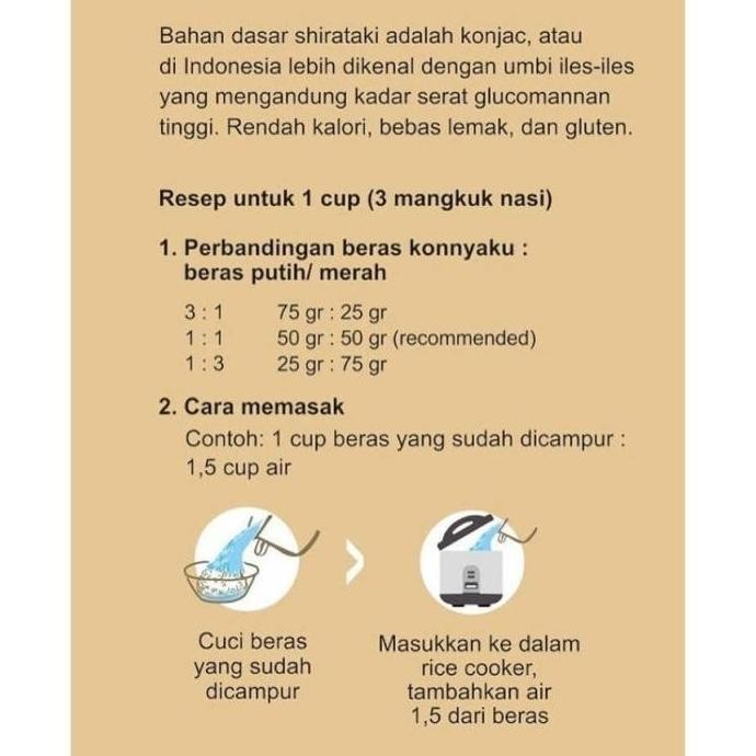 

(Expert) BERAS SHIRATAKI 20kg | SHIRATAKI RICE BERAS KONNYAKU RICE 20kg