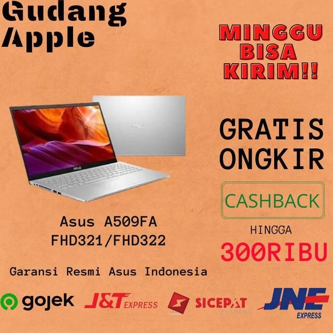 (Expert) Asus A509FA-FHD321 I3-10110U 4GB 256GB SSD FHD WIN10 OHS