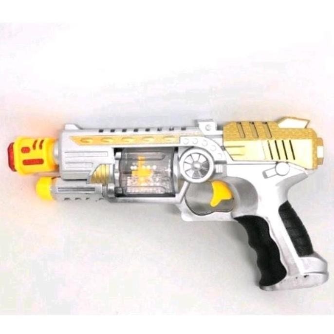 

JH8 Mainan Anak Laki Laki Tembak Laser Bisa Nyala CF-927 Mainan Anak Tembak Laser Gun Dengan Lampu Dan Suara Terbuat Dari Plastik Panjang 26 Cm Toy