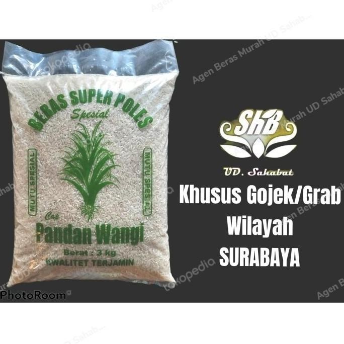 

(Expert) Beras 3kg Cap Pandan wangi & Rajalele