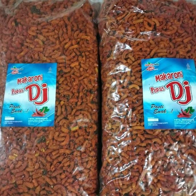 

JH8 Makroni DJ daun jeruk 1 kg Pedas camilan Food