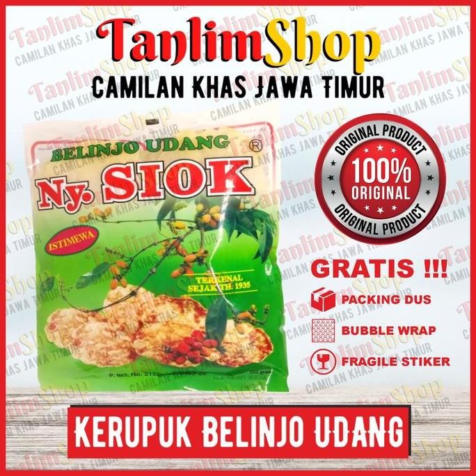 

JH8 Emping Belinjo Udang original Ny Siok
