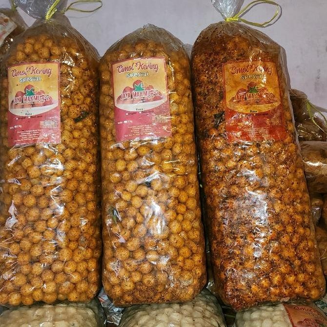 

JH8 500gram cimol jaya makmur pedas daun jeruk snacks Crispy