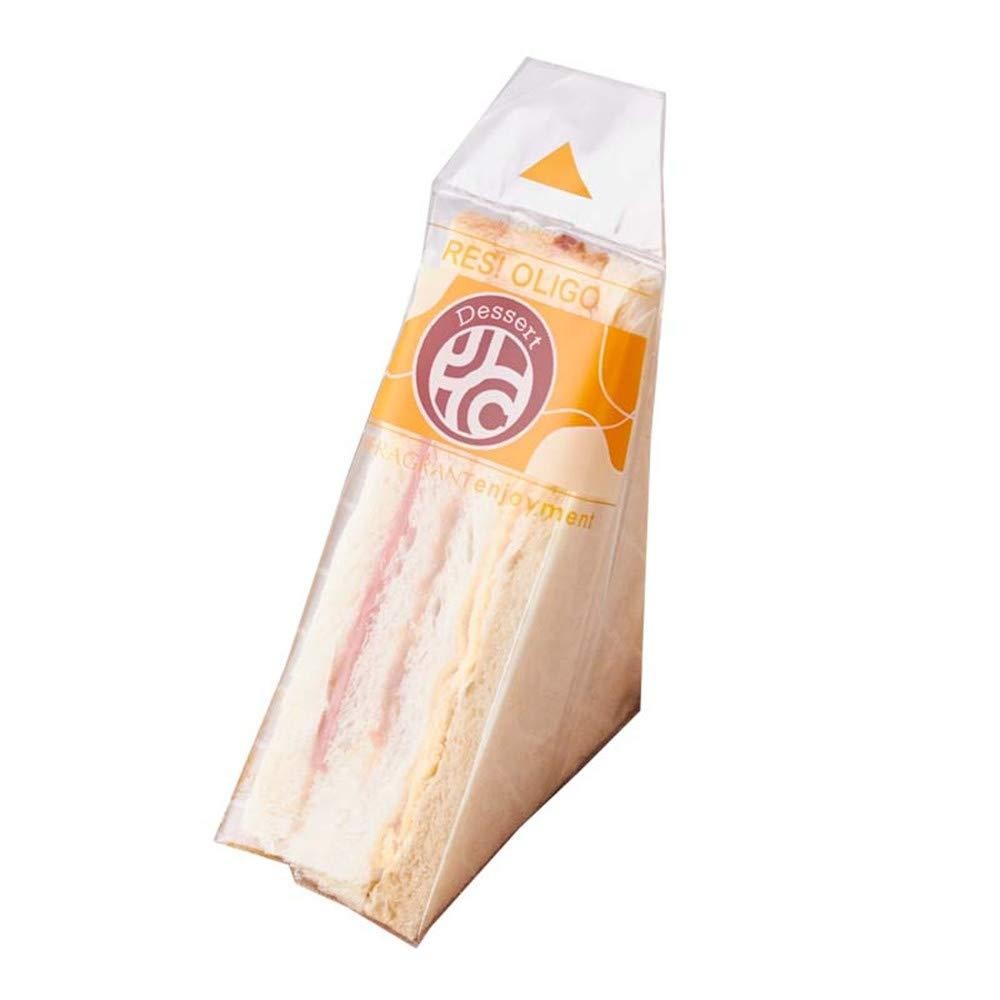 

Plastik Roti Sandwich Praktis 100 Pcs / Box Sandwich Segitiga Mudah Sobek / Sandwich Bag Menyenangkan Secara Estetika