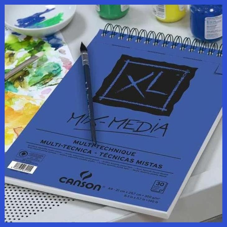 

( SEKOLAH / LUKIS ) PROMO CANSON XL MIXMEDIA A4 (SENI / MENGGAMBAR / ART / KERAJINAN ) PRIVASI AMAN
