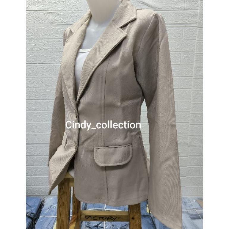 Blazer Wanita Cream Krem Blazer Cream Krem Wanita Blazer Formal Blazer Kantor Blazer Cewek