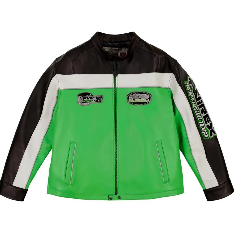 AVIREX Autumn New European Lambskin Jacket Men Motorcycle Riding Leather Leather Jacket Leather Pant