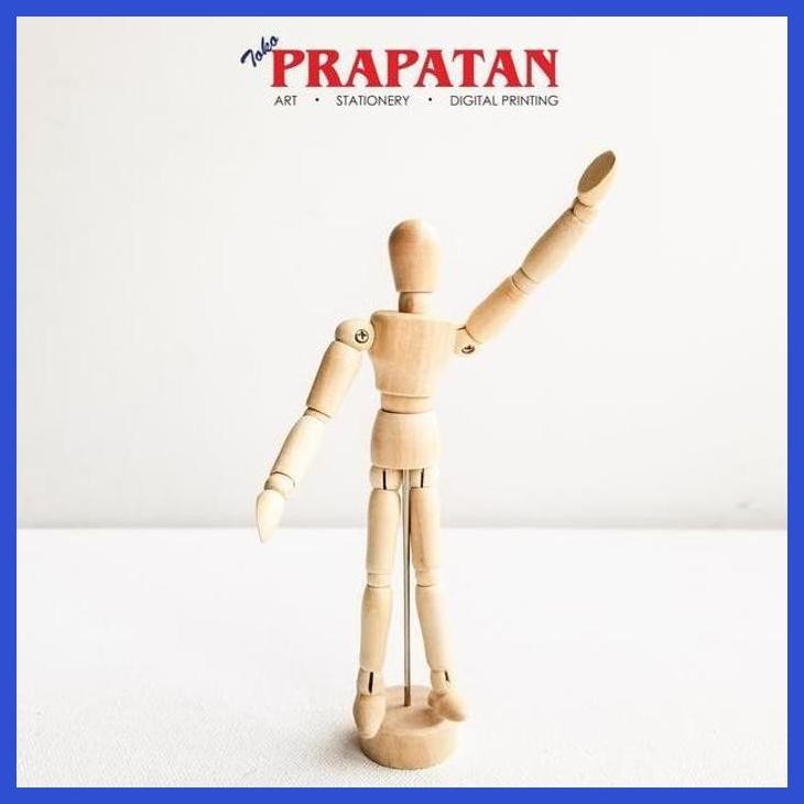 

( SEKOLAH / LUKIS ) READY MANEKIN KAYU / MANNEQUIN FIGURE 12" / 30CM (SENI / MENGGAMBAR / ART / KERAJINAN ) PACKING AMAN