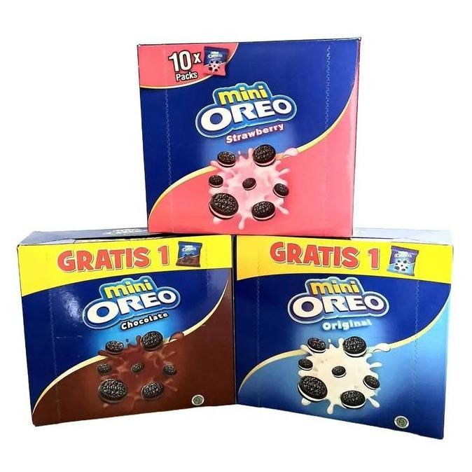 

Biskuit Oreo Mini isi 10 Packs @ 20,4 gr