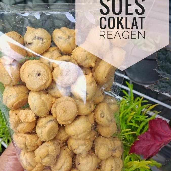 

Soes Kering Coklat Reagen Isi Coklat Hitam, Strawberry, Vanilla, dan Double Coklat Kemasan 250gr - Snack, Cookies