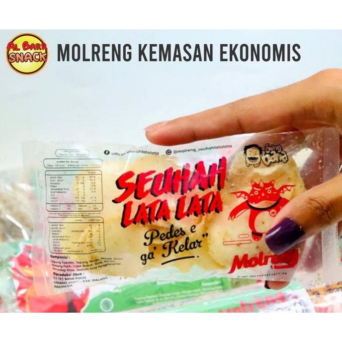 

Molreng Seuhah Lata Keripik Kemasan Pack bawang camilan cemilan snacks