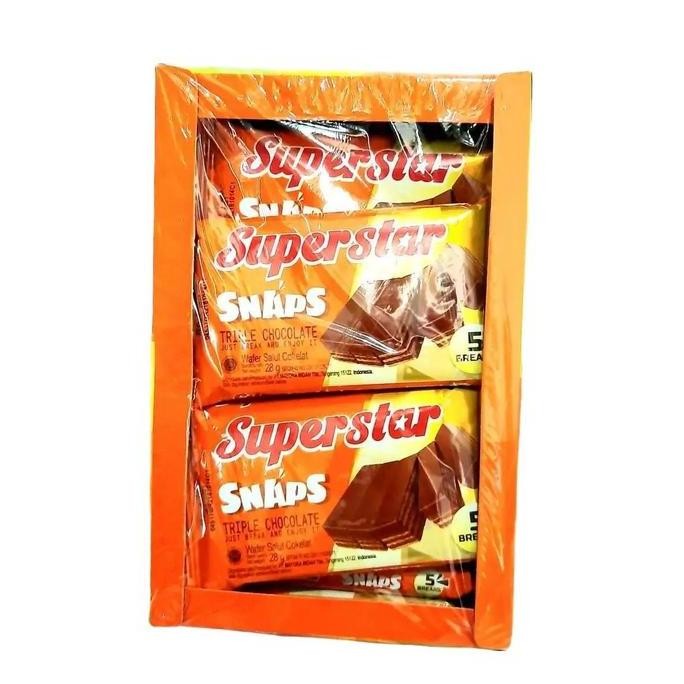 

Wafer Coklat Superstar Snaps 336g (12 28g)
