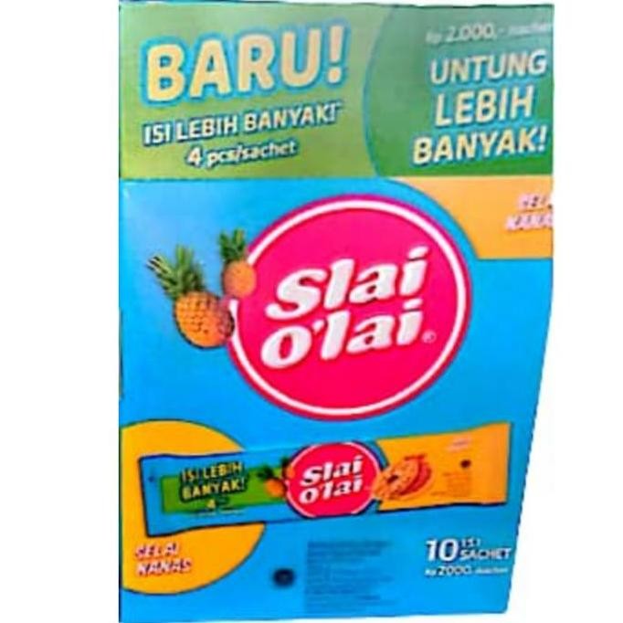 

Slai O'Lai biskuit selai isi 10pc/kotak