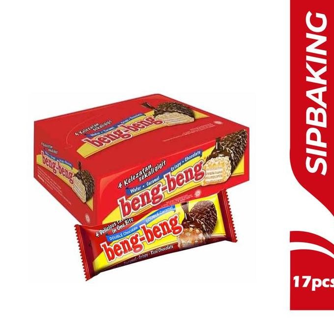 

Biskuit Beng Beng Wafer Cokelat Crispy Caramel box isi 17