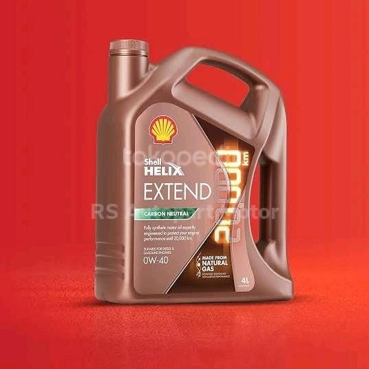 Oli Shell Helix Extend 0W-40 Carbon Neutral Original Favorit